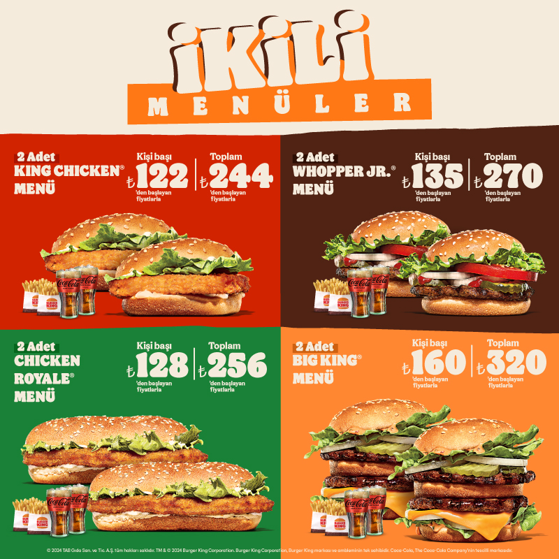 İkinciyi Bulan Burger King®’e Geliyor!