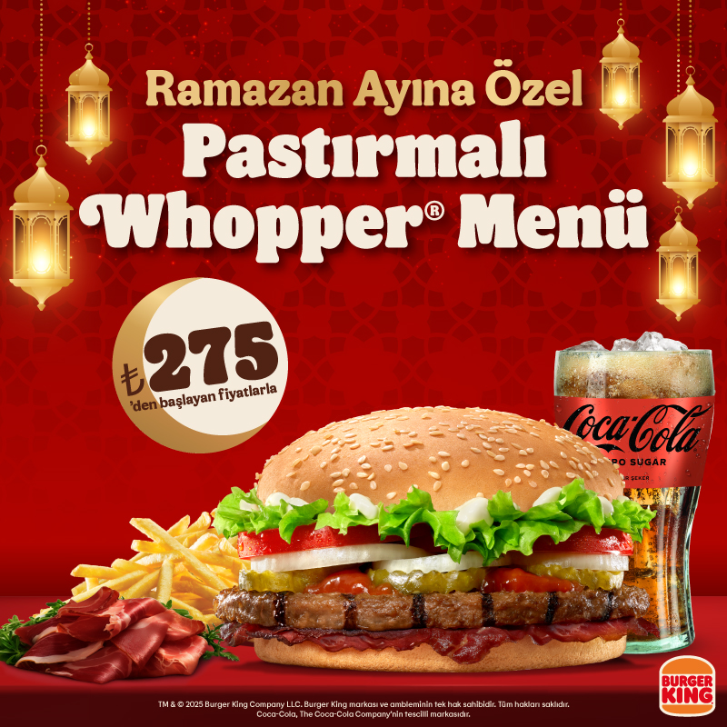 Pastırmalı Whopper® Menü