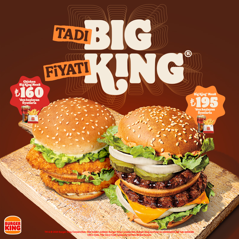 Tadı Big Fiyatı King: Big King®