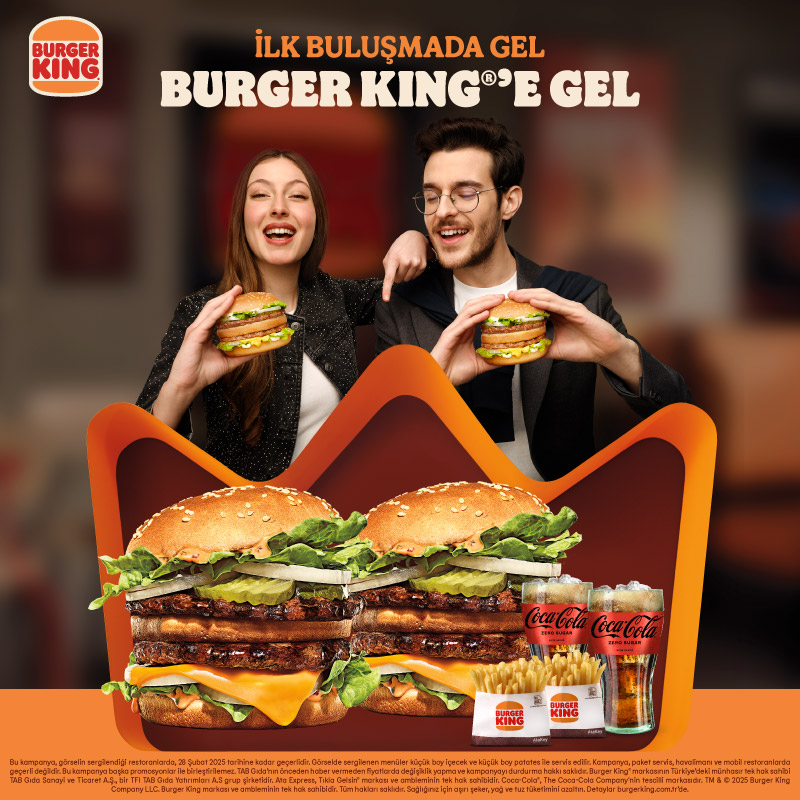 Uygun Fiyatlı İkili Menüler Burger King®’de!